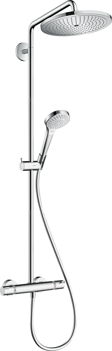 Зображення з  HANSGROHE Croma Select S Showerpipe 280 1jet EcoSmart s termostatem #26794000 - chrom