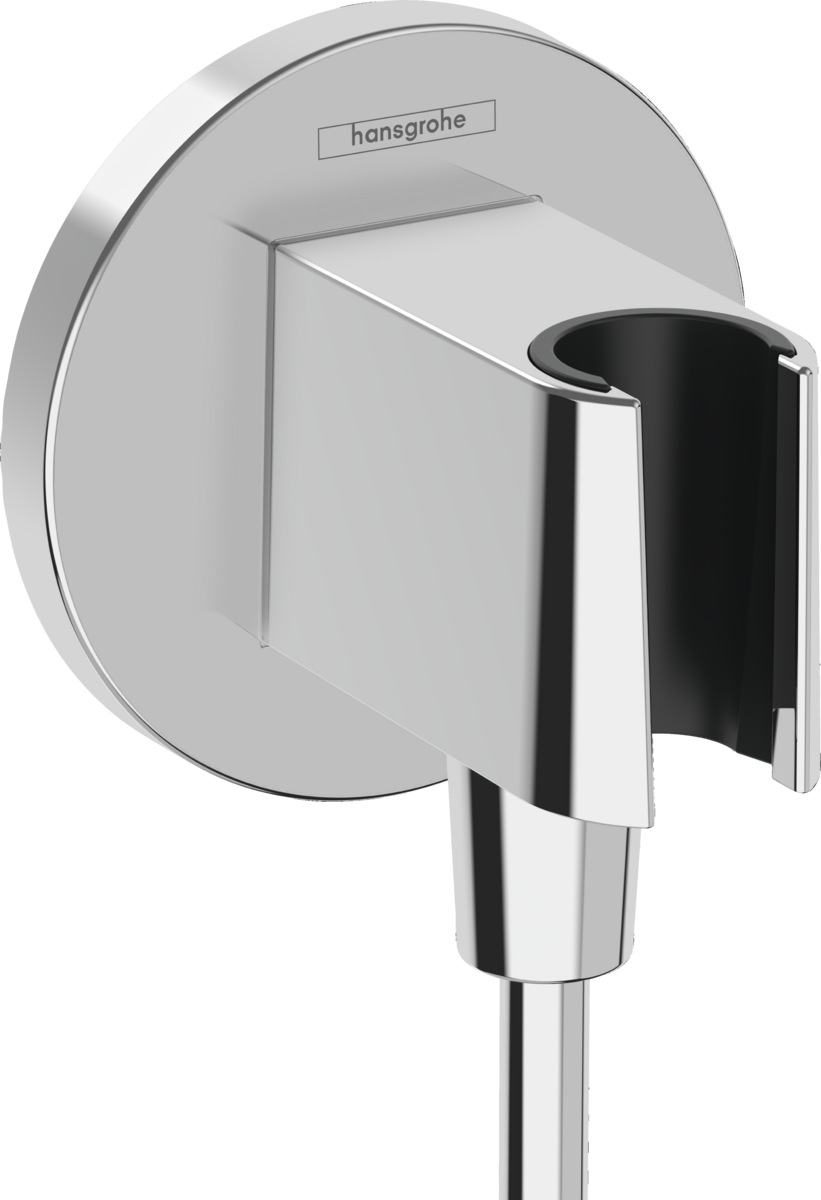 Bild von HANSGROHE FixFit S Wandanschluss mit Brausehalter #26888000 - Chrom