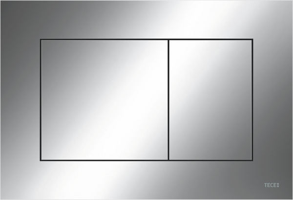 Obrázek TECE TECEnow toilet flush plate dual-flush system, bright chrome #9240401