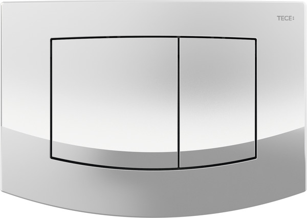 Bild von TECE TECEambia WC-Betätigungsplatte Chrom glänzend Zweimengentechnik #9240226