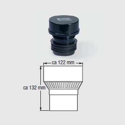 Obrázek KESSEL filtr s aktivním uhlím z ABS, pro DN 70 915600