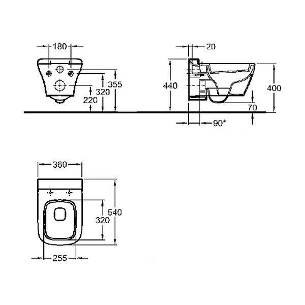 Bild von KERAMAG MY DAY Wand-WC 201400000