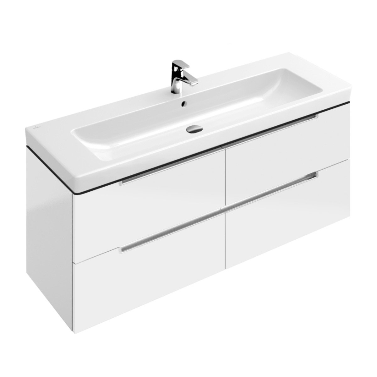 Bild von VILLEROY & BOCH Ssubway 2.0 Waschtischunterschrank 1287x520x449mm A69800BM weiss