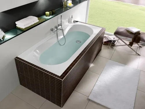 Obrázek VILLEROY BOCH Obdélníková vana Oberon, 1700 x 750 mm, bílá Alpine #UBQ170OBE2V-01