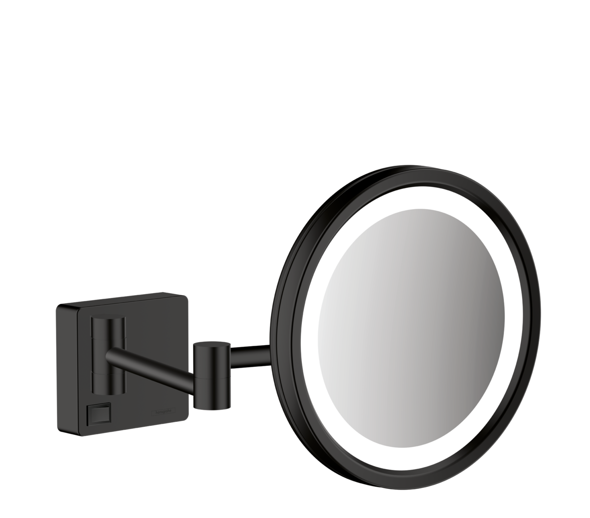 Bild von HANSGROHE AddStoris Rasierspiegel mit LED Leuchte #41790670 - Mattschwarz