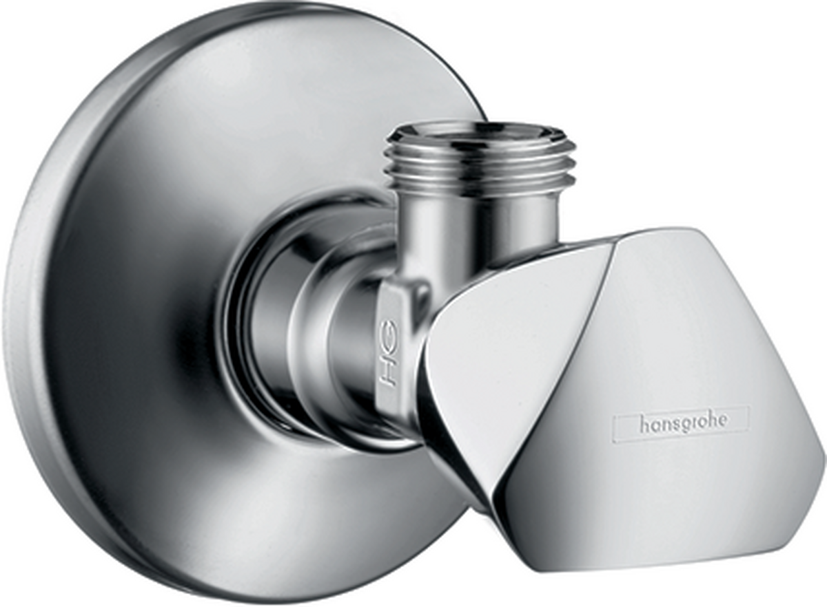Obrázek HANSGROHE Rohový ventil E, výtok G 3/8 #13902000 - chrom