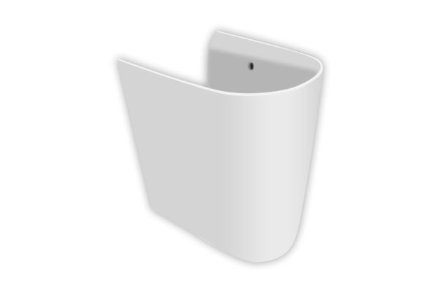 Зображення з  JIKA Lyra Plus, kryt na sifon s instalační sadou H8193910000001 bílý