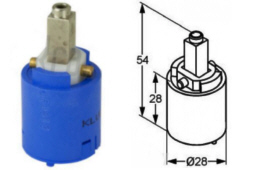 Bild von KLUDI Kartusche 28 mm mit Keramikscheiben 7661900-00